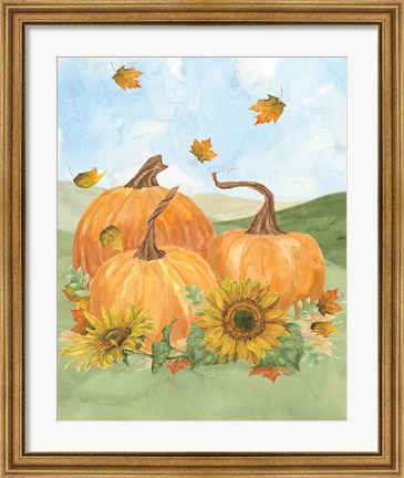Framed Fall Sunshine III Print
