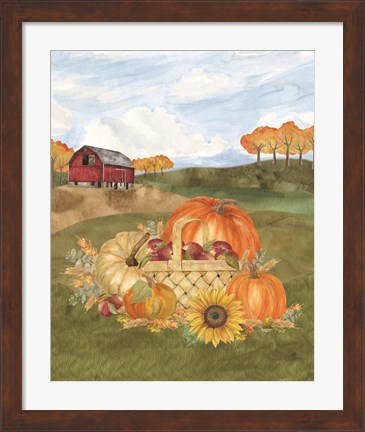 Framed Harvest Season VI Print