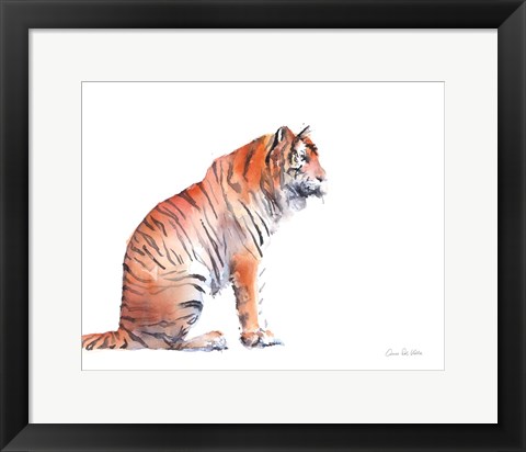 Framed Wild Tiger I Print