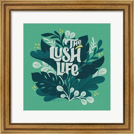 Framed Lush Life V Print