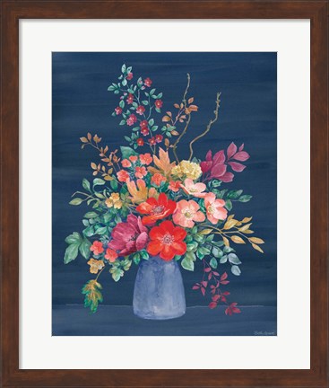 Framed Floral Drama II Print