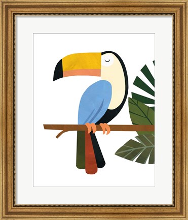 Framed Tucker The Toucan Print