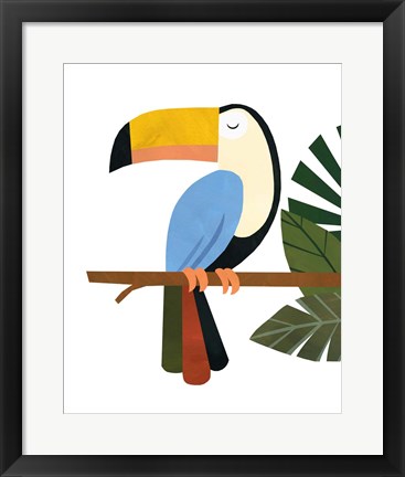 Framed Tucker The Toucan Print