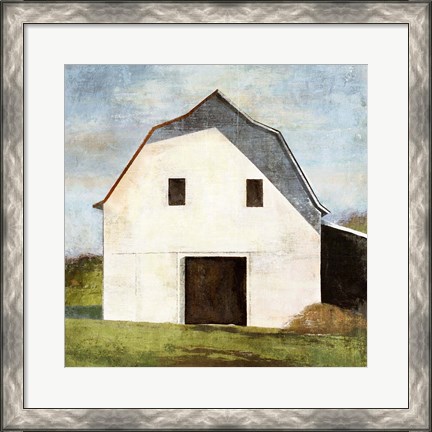 Framed Hay Barn Print