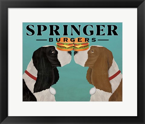 Framed Springer Burgers Print