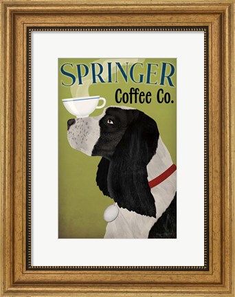 Framed Springer Coffee Co Print