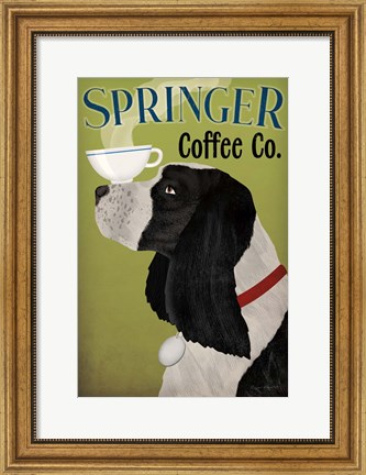 Framed Springer Coffee Co Print