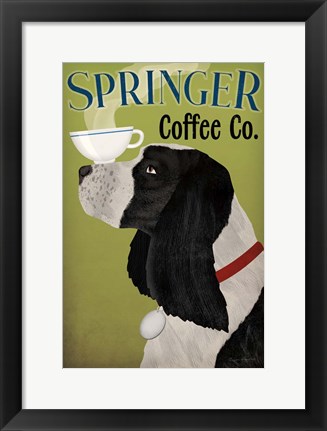 Framed Springer Coffee Co Print