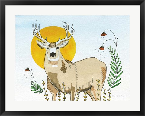 Framed Spirit Deer Print