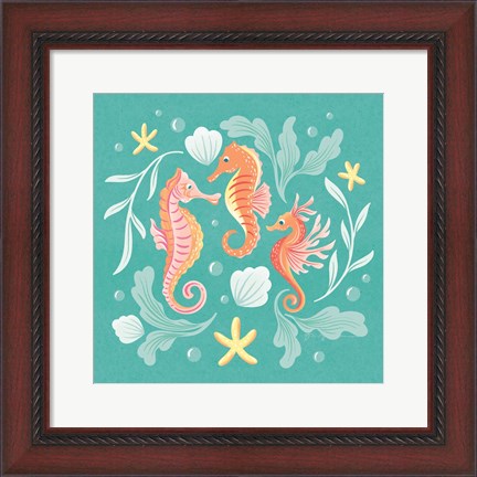 Framed Under the Sea V Print