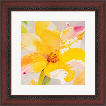 Framed Bright Tulips III Print