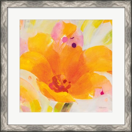 Framed Bright Tulips I Print
