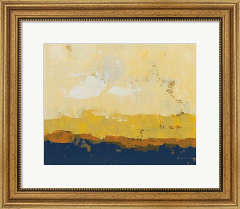 Framed Golden Hour Navy Print