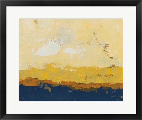 Framed Golden Hour Navy Print