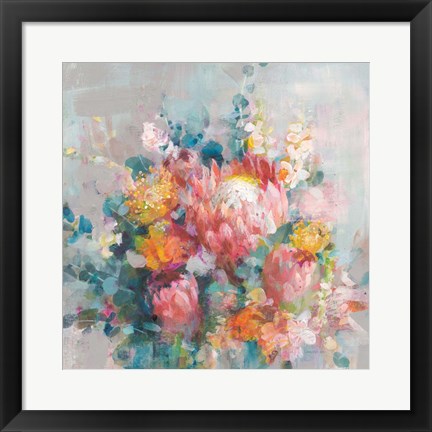 Framed Protea Bouquet Print