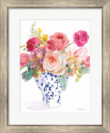 Framed Sunday Bouquet II Print