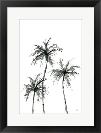 Framed Shadow Palms I Print