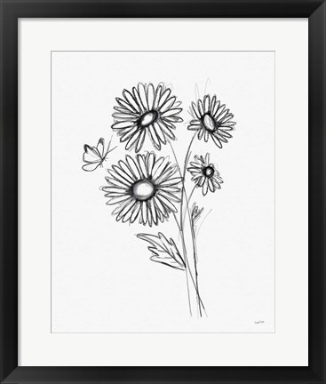 Framed Among Wildflowers III Print