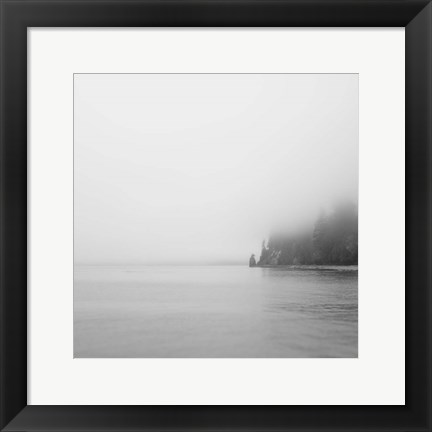 Framed Foggy Coast 2 Print