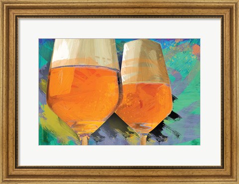 Framed Southbrook Orange Print