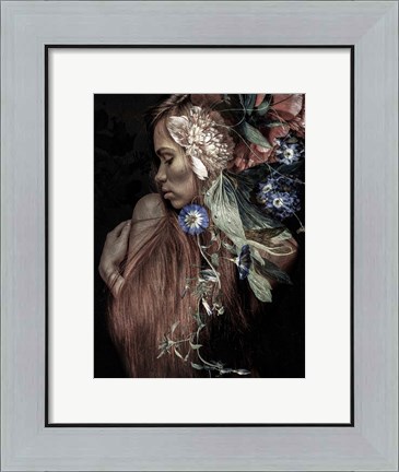 Framed Botanical Woman No. 1 Print