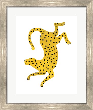 Framed Dotted Cheetah Print