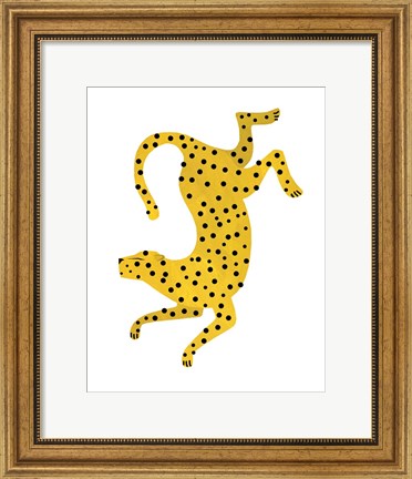 Framed Dotted Cheetah Print