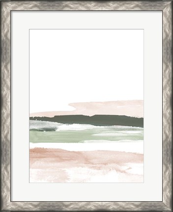 Framed Pink Grey No. 2 Print