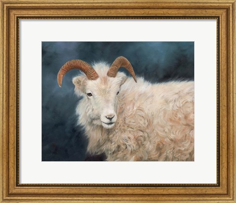 Framed Mountain Goat 2 Print
