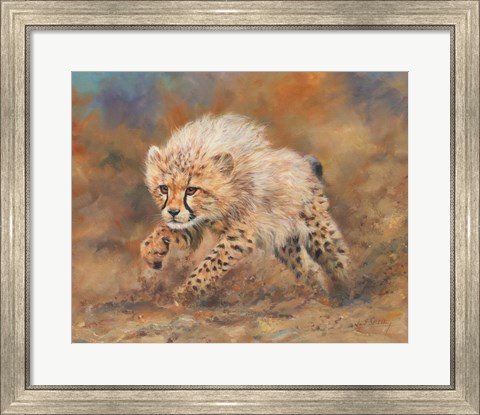 Framed Cheetah Dust Final Print