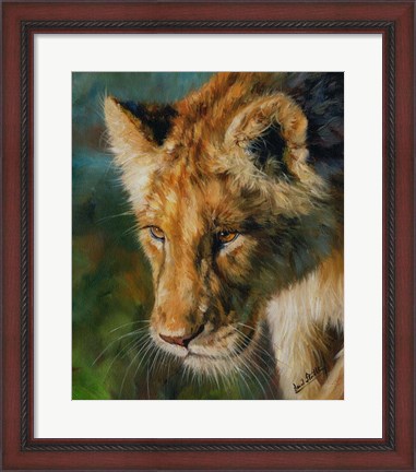 Framed Lioness Return Print