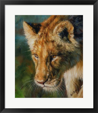 Framed Lioness Return Print