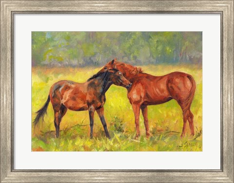 Framed Horse Love Print
