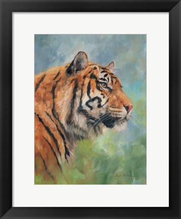 Framed Lucky Tiger Print