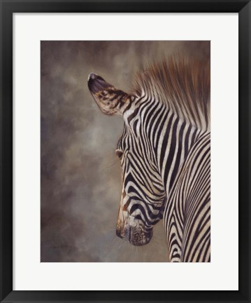 Framed Zebra Side Final Print