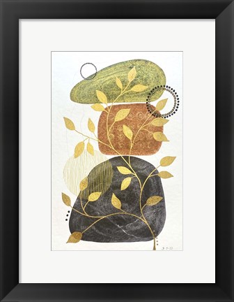 Framed Abstract Botanical 11 Print