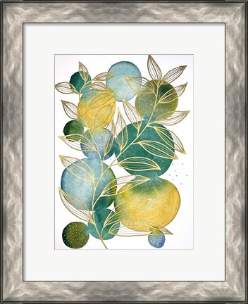 Framed Abstract Botanical 16 Print