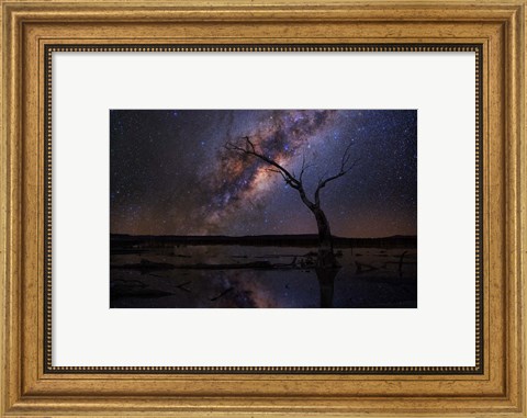 Framed Lake Mokoan Print