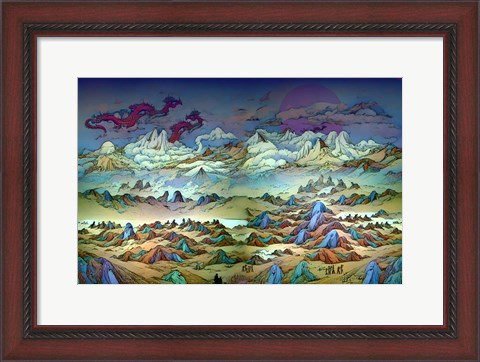 Framed Rough Terrain Print