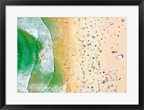Framed Above the Beach Print