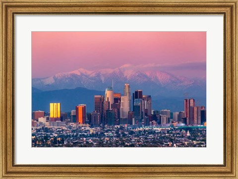 Framed City Skyline Print