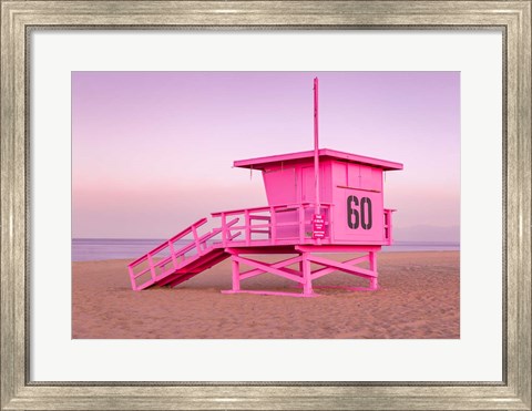 Framed Pink Tower Print