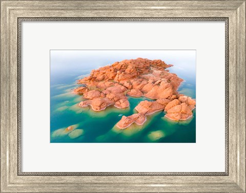 Framed Island Rock Print