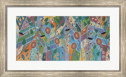 Framed Field of Colors Print
