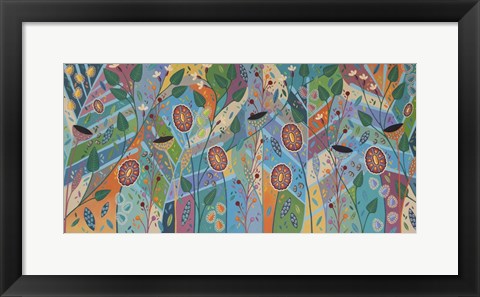 Framed Field of Colors Print
