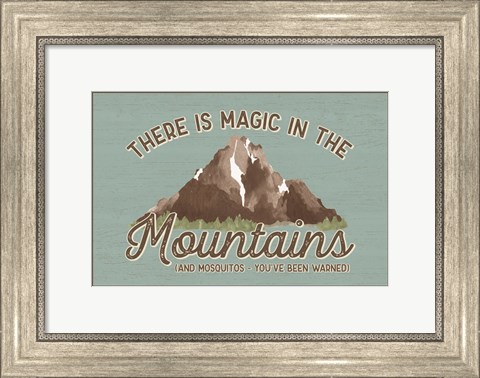 Framed Lost in Woods landscape III-Magic Mountains Print