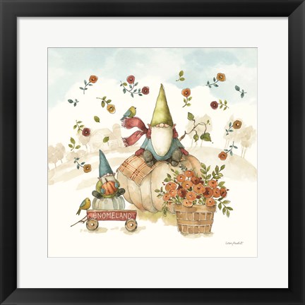 Framed Everyday Gnomes XI-Harvest Print