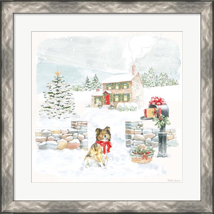 Framed Home For The Holidays II Print