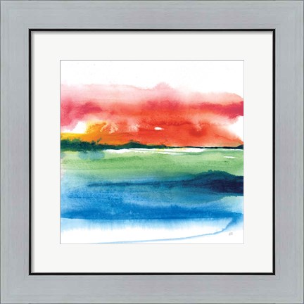 Framed Jewel Waterway II Print