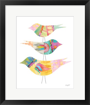 Framed Spring Birds II Print